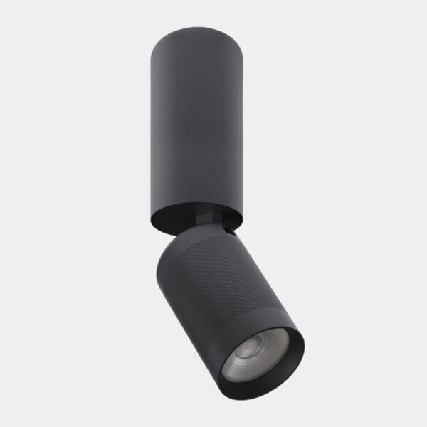 LEDS C4 - Faretto Iris Spotlight Surface Big Hoop - Nero