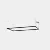 LEDS C4 - Sistema lineare LED Apex Rectangular Pendant 1125mm X 2140mm - Bianco