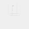 LEDS C4 - Lampada a sospensione Geometric Oval Recessed 500mm - Bianco