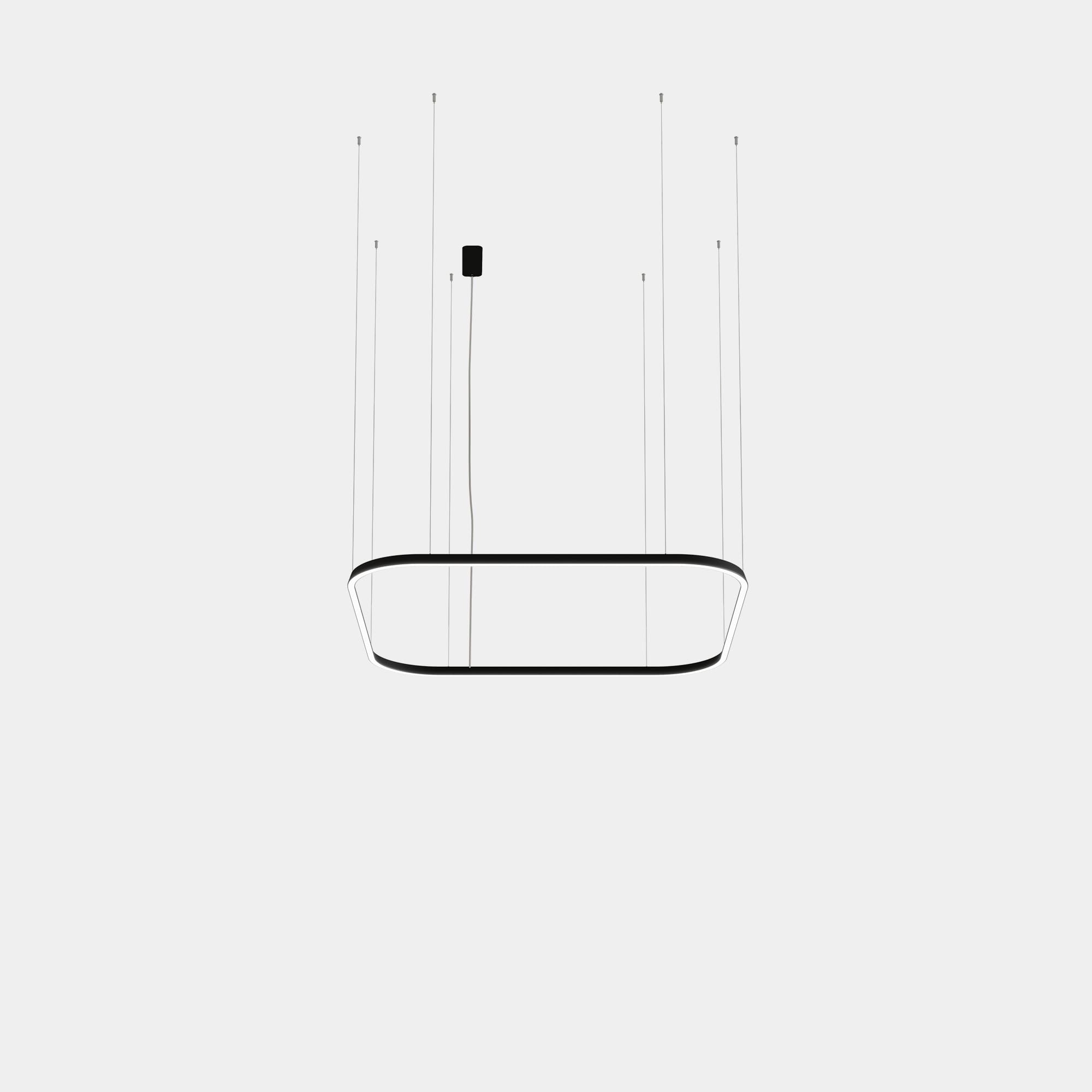 LEDS C4 - Lampada a sospensione Geometric Square Recessed 1600x1600mm - Bianco