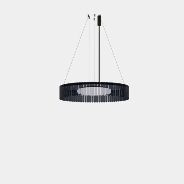 LEDS C4 - Lampada a sospensione Scarlett Circular Individual Ø930MM - Nero