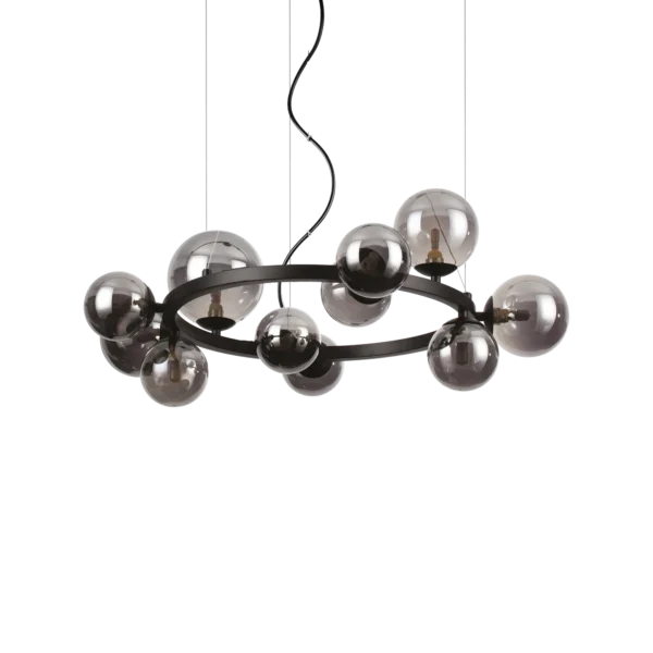Ideal-Lux - Perlage SP11 Fumé Lampada a Sospensione - Fumé
